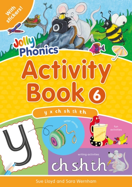 Jolly Phonics Activity Book 6: in Precursive Letters (BE)