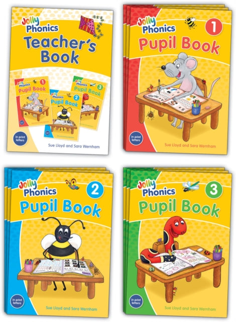 JOLLY PHONICS CLASS SET IN PRINT LETTERS