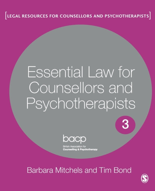 Essential Law for Counsellors and Psychoterapists
