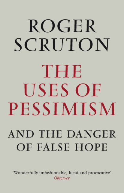 The Uses of Pessimism: and the Danger of False Hope