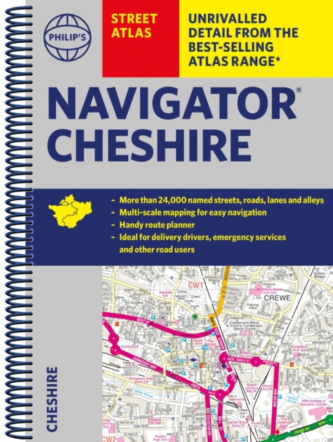 Philip's Street Atlas Navigator Cheshire