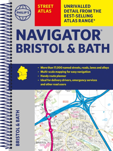 Philip's Street Atlas Navigator Bristol & Bath