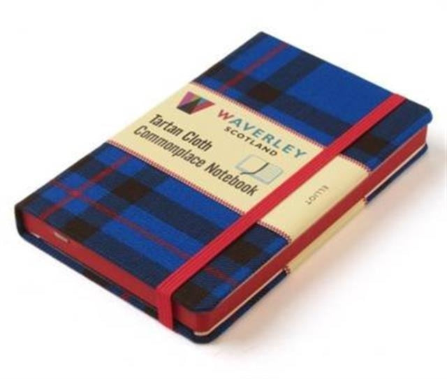 Elliot Waverley Tartan Cloth Commonplace  Large 21 x 13cm Notebook