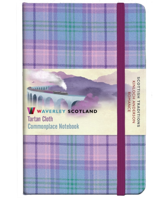 Romance Tartan: Pocket: 14 x 9cm: Scottish Traditions: Waverley Genuine Tartan Cloth Commonplace Notebook