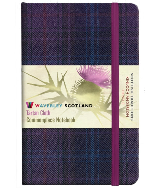 Thistle Tartan: Pocket: 14 x 9cm: Scottish Traditions: Waverley Genuine Tartan Cloth Commonplace Notebook