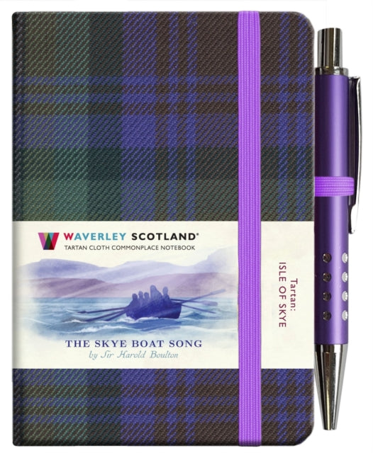 Skye Boat Song Tartan Notebook (mini with pen)