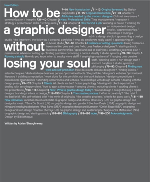How to Be a Graphic Designer, Without losing your soul