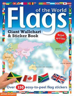 Flags of the World - World Map Wallchart Poster and Sticker Book