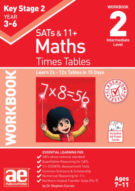 KS2 Times Tables Workbook 2 - 15-day Learning Programme for 2x - 12x Tables