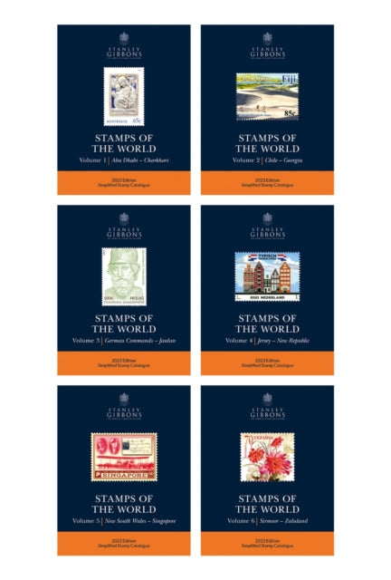 STAMPS OF THE WORLD 2023, Simplified Catalogue, Vols 1-6 - STAMPS OF THE WORLD 2023, Simplified Catalogue, Vols 1-6