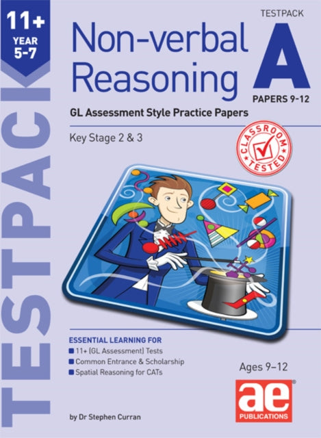11+ Non-verbal Reasoning Year 5-7 Testpack A Papers 9-12 - GL Assessment Style Practice Papers