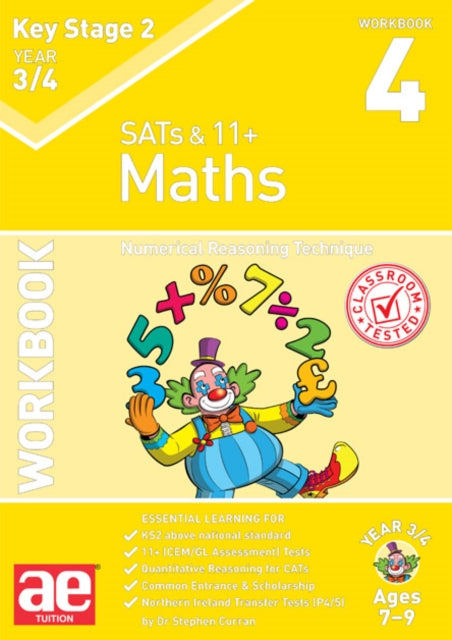 KS2 Maths Year 3/4 Workbook 4 - Numerical Reasoning Technique