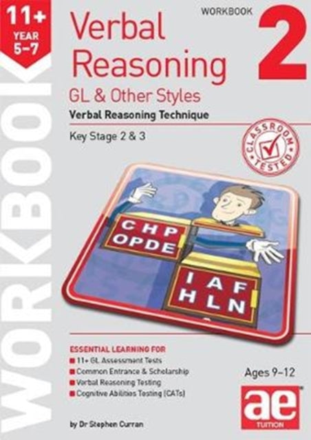 11+ Verbal Reasoning Year 5-7 GL & Other Styles Workbook 2 - Verbal Reasoning Technique