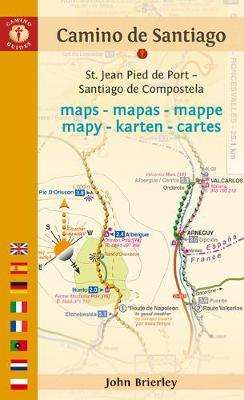 Camino De Santiago Maps - St. Jean Pied De Port - Santiago De Compostela