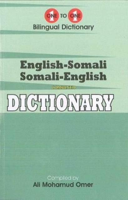 English-Somali & Somali-English One-to-One Dictionary