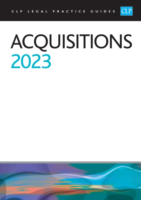 Acquisitions 2023 - Legal Practice Course Guides (LPC)