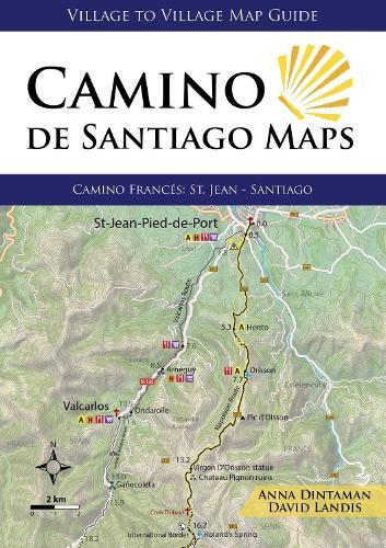 Camino de Santiago Maps - Camino Frances: St Jean - Santiago