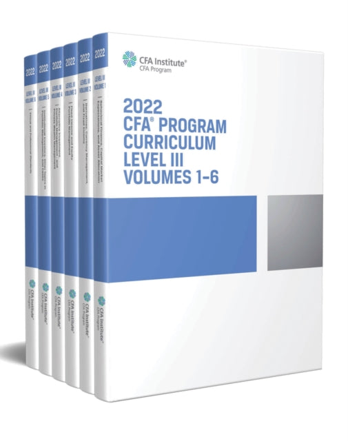 2022 CFA Program Curriculum Level III Box Set