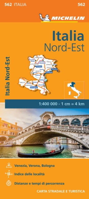 Italy Northeast - Michelin Regional Map 562