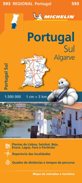 Portugal Sud - Algrave - Michelin Regional Map 593