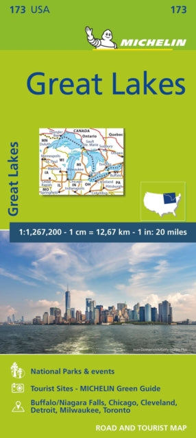 Great Lakes - Zoom Map 173