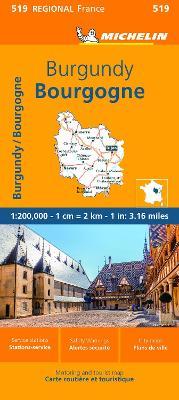 Burgundy - Michelin Regional Map 519