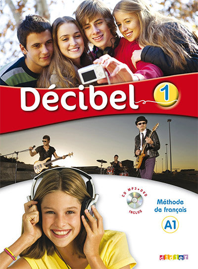 DECIBEL 1 A1 UČBENIK +CD MP3 + DVD