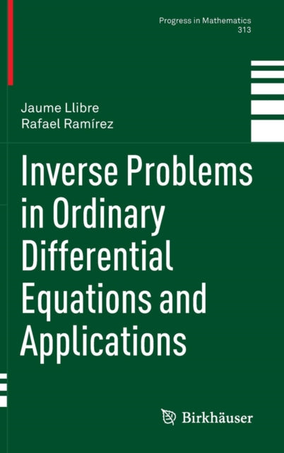 Inverse Problems in Ordinary Differential Equations and Applications