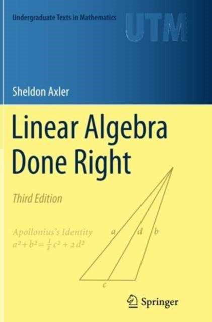 Linear Algebra Done Right