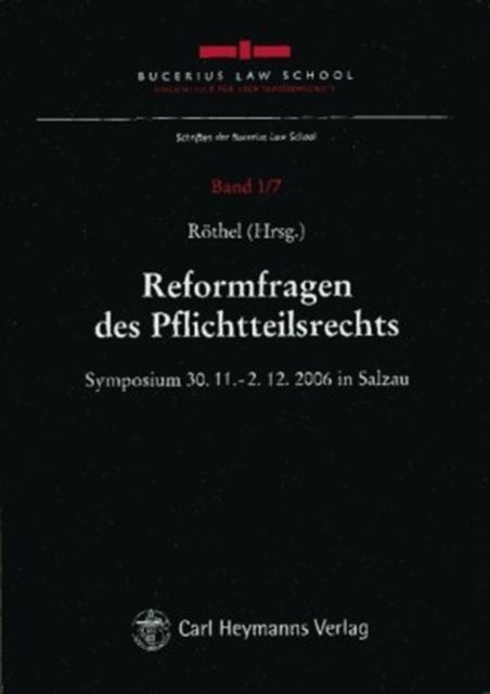 REFORMFRAGEN DES PFLICHTTEILSRECHTS