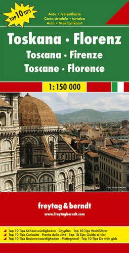 Toskana, Florenz - Toscana, Firenze - Toskana, Firence 1:150.000