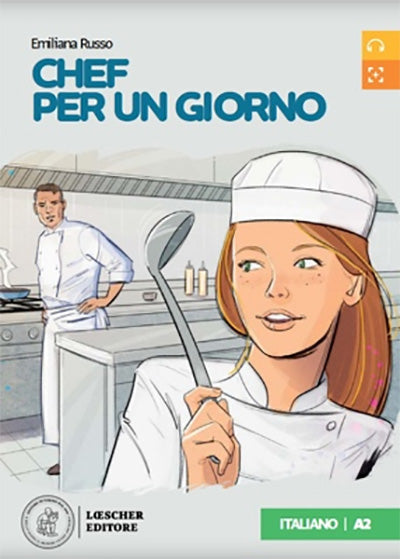 Chef per un giorno (knjiga + koda za digitalno verzijo) (Tekmovanje Il topo di biblioteca 2021/22, srednja šola)