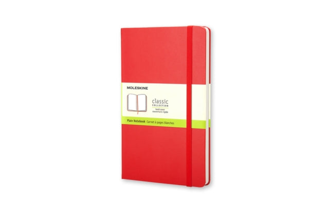 Moleskine Large Plain Notebook Red