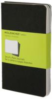 Moleskine Plain Cahier - Black Cover (3 Set)