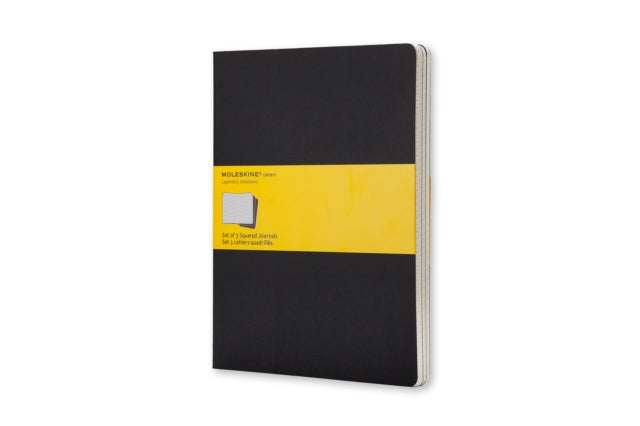 Moleskine Squared Cahier Xl - Kraft Cover (3 Set)