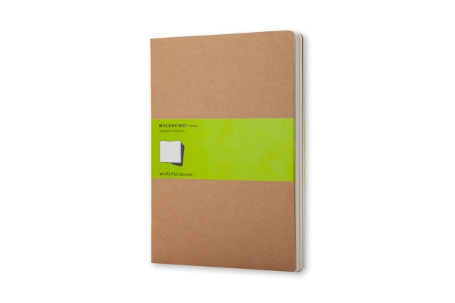 Moleskine Plain Cahier Xl - Kraft Cover (3 Set)