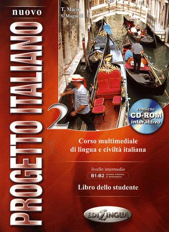 NUOVO PROGETTO ITALIANO 2 UČBENIK +CD-ROM +DVD