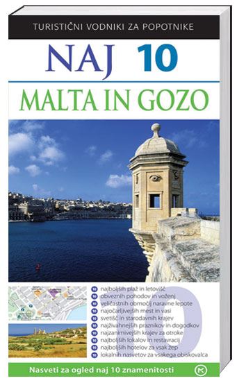 Malta & Gozo - vodnik za popotnike NAJ 10