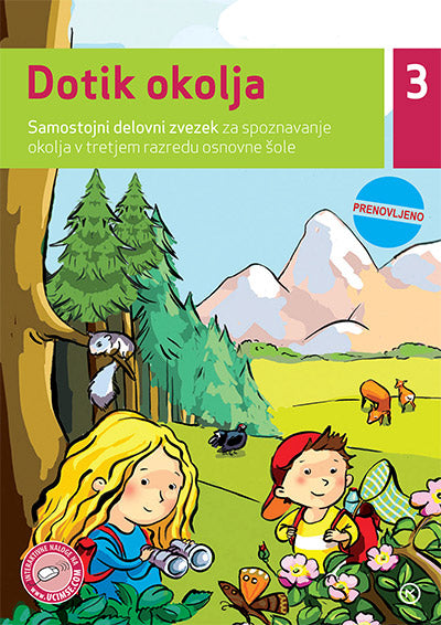 DOTIK OKOLJA 3, samostojni delovni zvezek za spoznavanje okolja v 3. razredu osnovne šole (NOVO)