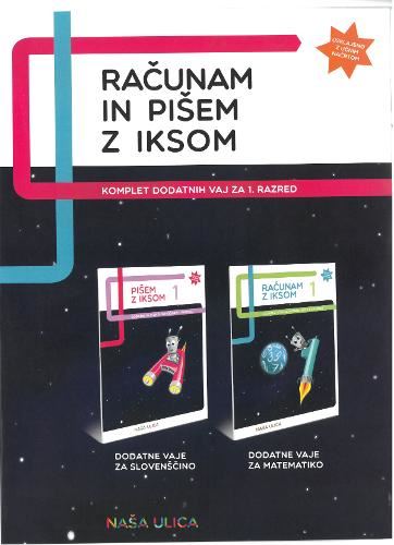 RAČUNAM IN PIŠEM Z IKSOM 1 - KOMPLET