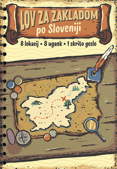 Lov za zakladom po Sloveniji: 8 lokacij, 8 ugank, 1 skrito geslo