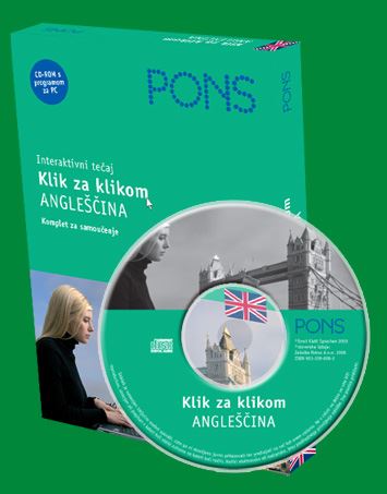 Klik za klikom, angleščina cd-rom