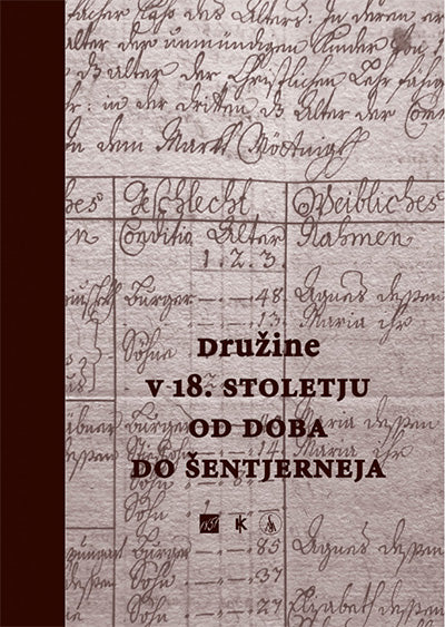 Družine v 18. stoletju od Doba do Šentjerneja: Dob, Ig, Krašnja, Motnik, Svibno, Šentjernej