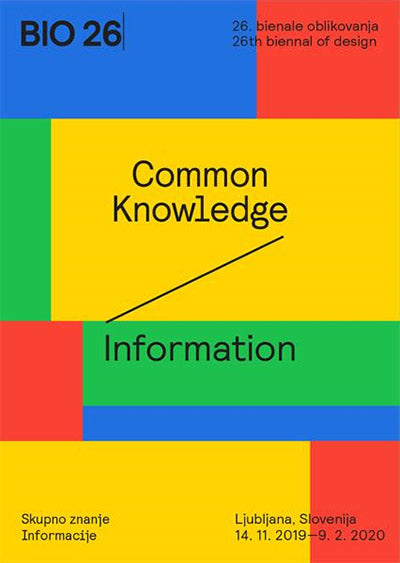BIO 26: Common knowledge: Information = Skupno znanje: Informacije