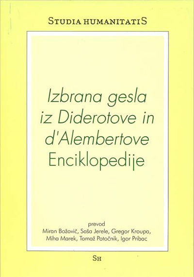 Izbrana gesla iz Diderotove in d'Alembertove Enciklopedije