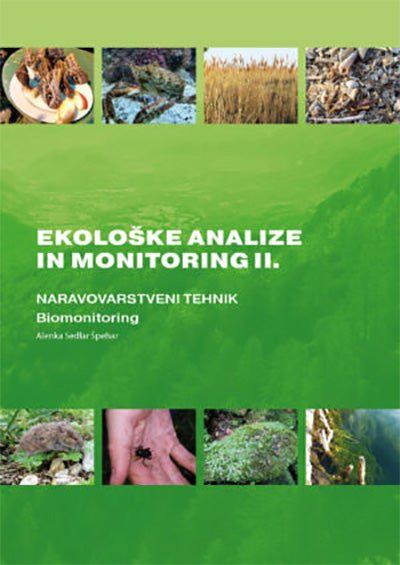 EKOLOŠKE ANALIZE IN MONITORING II, učbenik