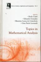 TOPICS IN MATHEMATICAL ANALYSIS