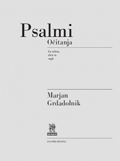 Psalmi: za solista, zbor in orgle