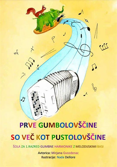 Prve gumbolovščine so več kot pustolovščine: šola za 1. razred gumbne harmonike z melodičnimi basi