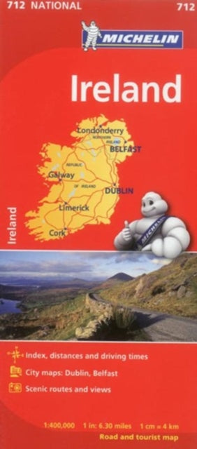 Ireland - Michelin National Map 712